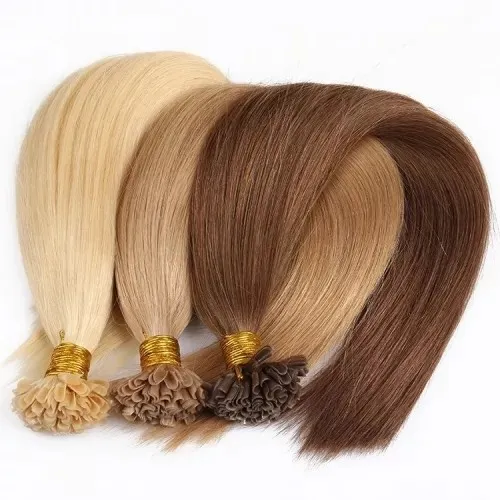 Keratin Fusion Hair Extensions Remy Cuticles Nail U Tip Hair Extension