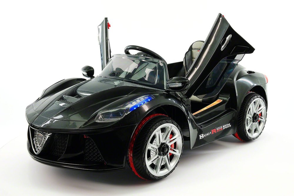 SPIDER GT KIDS 12V RIDE-ON CAR WITH R/C PARENTAL REMOTE | CARBON BLACK