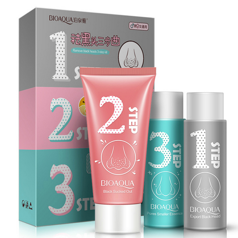 Blackhead Remover Mask Pore Cleaner Facial Essence Liquid Face Skin Care Set Cosmetic Makeup Tool