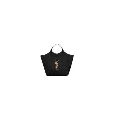 YSL Icare quilted lambskin oversized shopping bag(High-end grade)