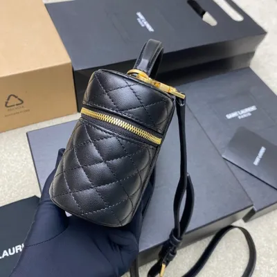 YSL GABY lambskin cosmetic bag