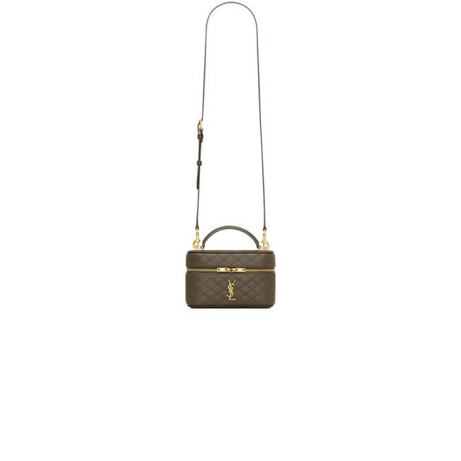 YSL GABY lambskin cosmetic bag