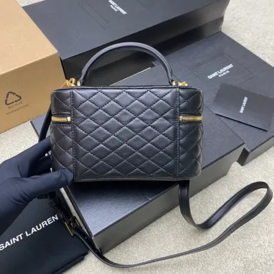 YSL GABY lambskin cosmetic bag