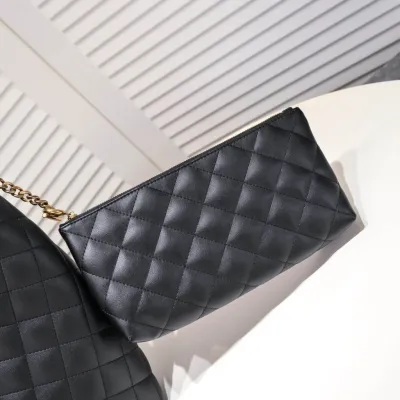 YSL Icare quilted lambskin oversized shopping bag(High-end grade)