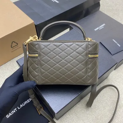 YSL GABY lambskin cosmetic bag