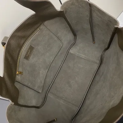 YSL LE 5 A 7 BEA IN GRAINED LEATHER