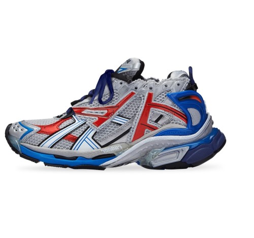 MEN'S BALENCIAGA RUNNER SNEAKER IN RED , GREY
