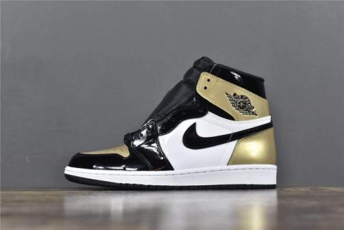 Jordan 1 Retro High NRG Patent Gold Toe