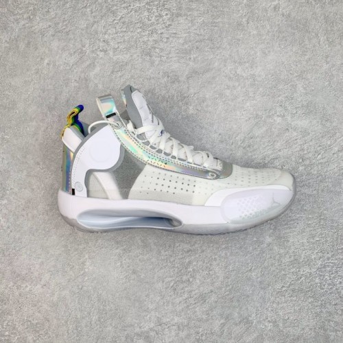 Jordan XXXIV White Metallic Silver