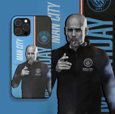 Manchester City themed phone case