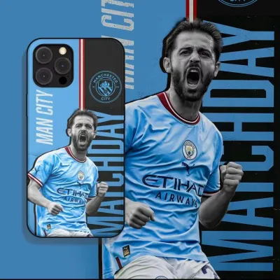 Manchester City themed phone case