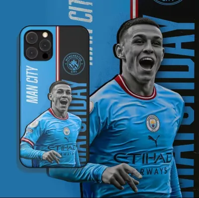 Manchester City themed phone case