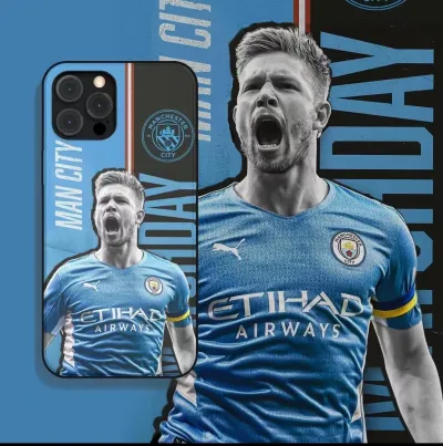 Manchester City themed phone case