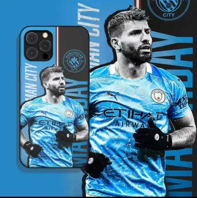 Manchester City themed phone case