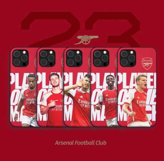 Arsenal themed phone case