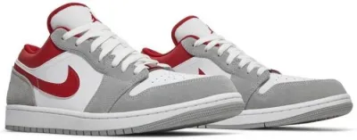 Air Jordan 1 Low SE 'Light Smoke Grey Gym Red' DC6991-016