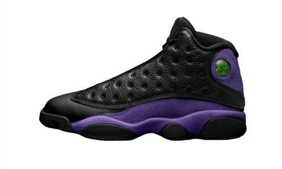 Air Jordans 13 Black / Purple