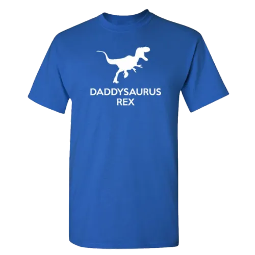 Daddysaurus Rex Adult T Shirt