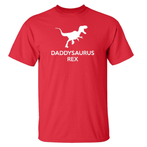 Daddysaurus Rex Adult T Shirt