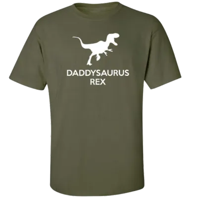 Daddysaurus Rex Adult T Shirt