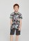 Floral Print Buttoned