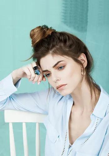 Floral Print Buttoned