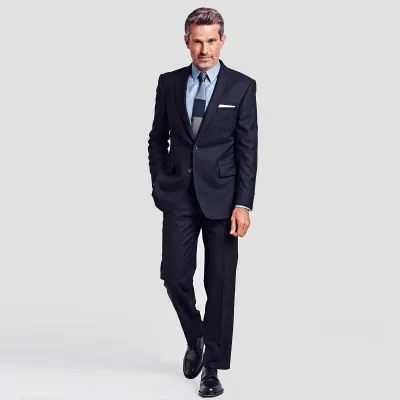 Upward Herringbone Suit