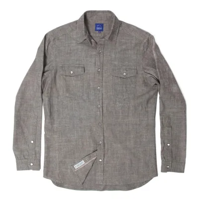 Grey Oxford Shirt