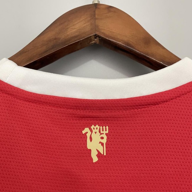 Manchester United Home Long Sleeve Retro Jersey