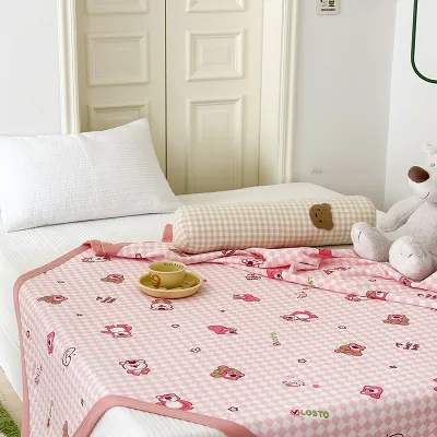 Super soft cool antibacterial summer blanket