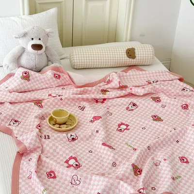 Super soft cool antibacterial summer blanket