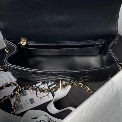 CHANEL Mini Flap Bag with Top Handle