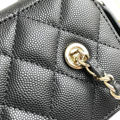 Chanel long box cosmetic bag