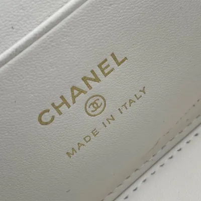 Chanel long box cosmetic bag