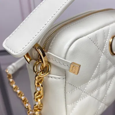 Small Dior Caro top handle camera bag
