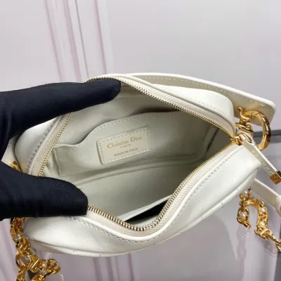 Small Dior Caro top handle camera bag