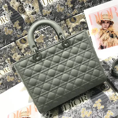 DIOR LARGE LADY DIOR BAG