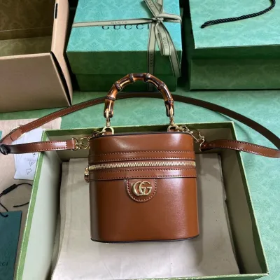 GG Mini bamboo shoulder bag