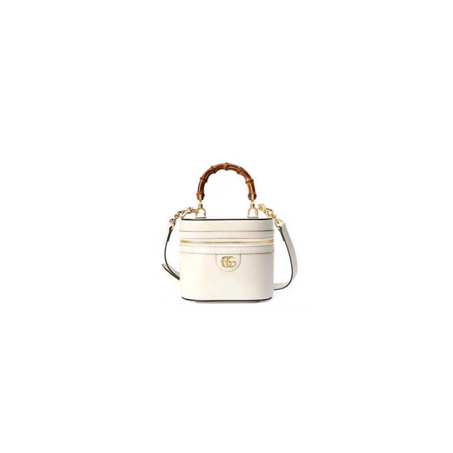GG Mini bamboo shoulder bag