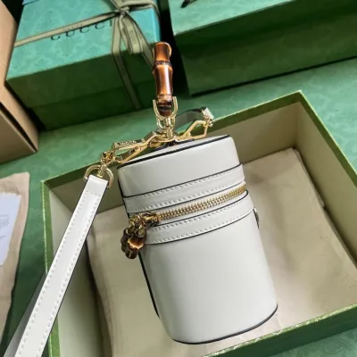 GG Mini bamboo shoulder bag