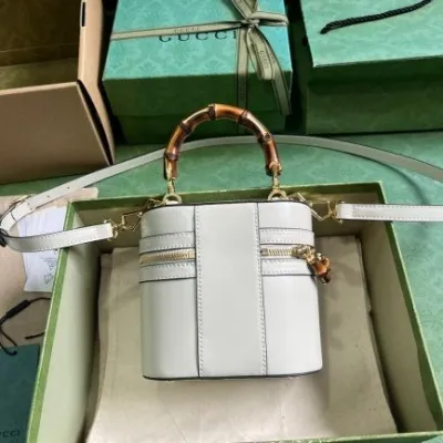 GG Mini bamboo shoulder bag