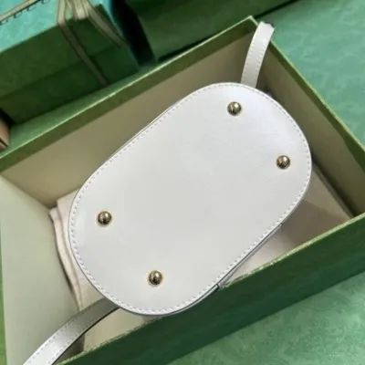 GG Mini bamboo shoulder bag