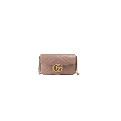 GG Marmont matelasse leather super mini bag