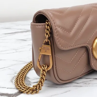 GG Marmont matelasse leather super mini bag