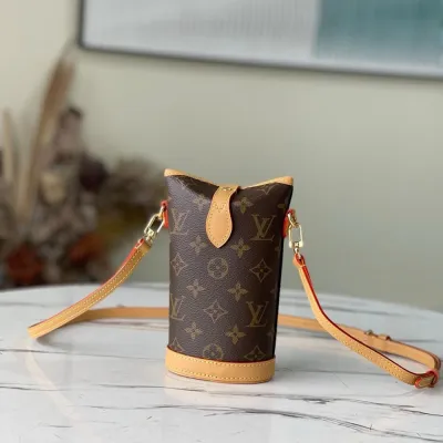 LV fold me clutch bag