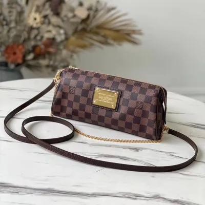 LV Eva Clutch Shoulder Bag 2 Way Bag