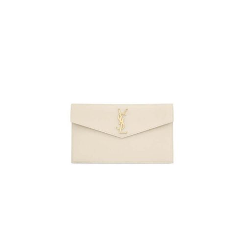 YSL UPTOWN POUCH IN GRAIN DE POUDRE EMBOSSED LEATHER