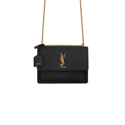 YSL sunset medium leather shoulder bag