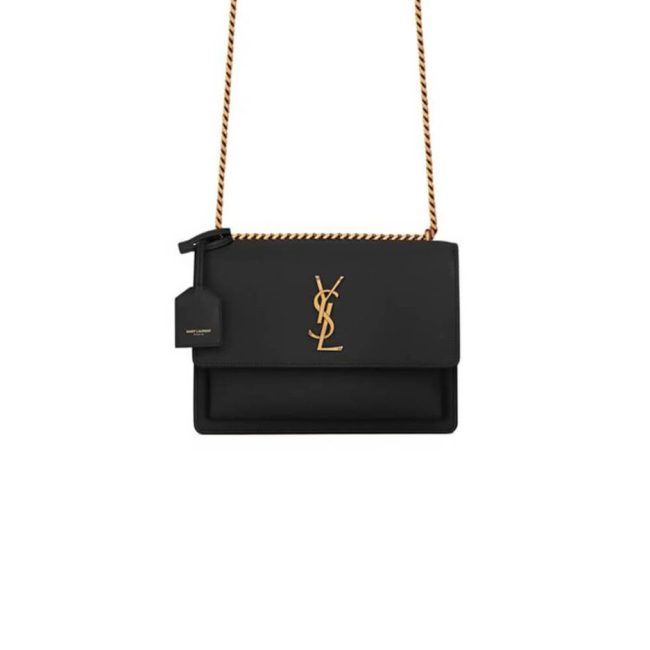 YSL sunset medium leather shoulder bag