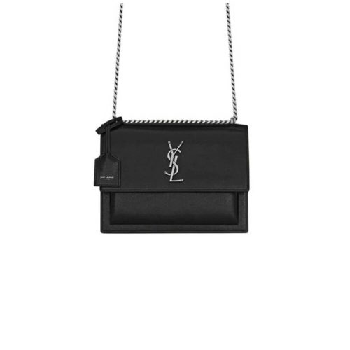 YSL sunset medium leather shoulder bag